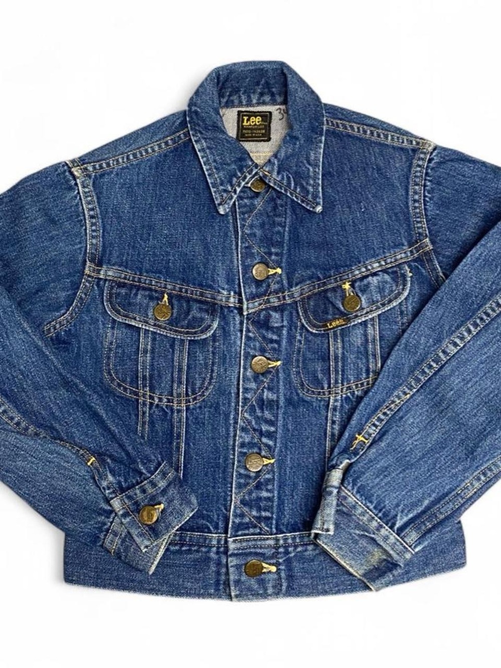 Vintage Lee dark wash denim kids jacket